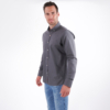 Herren Hemd dunkelgrau regular fit