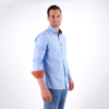 Herren Hemd hellblau slim fit