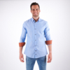 Herren Hemd hellblau slim fit